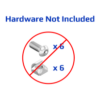 41-174-0 MODULAR SOLUTIONS TIE PLATE 135MM X 135MM X 6MM T SHAPE, MOUNTING HARDWARE NOT INCLUDED